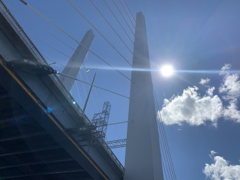 Неделя осталась до открытия нового моста