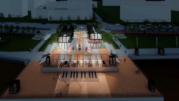 В Череповце бокс-парк с кафе и зоной для мастер-классов на набережной Ягорбы откроется в следующем году