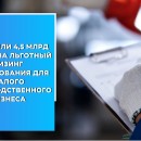 Выделили 4,5 млрд рублей на льготный лизинг оборудования для малого производственного бизнеса